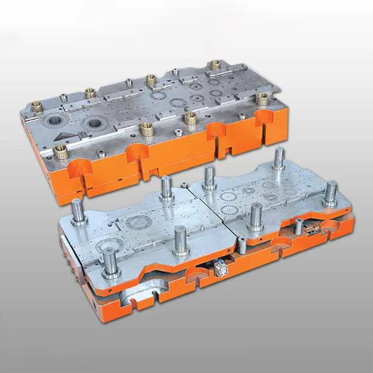 แม่พิมพ์โปรเกรสซีฟสองแถวสำหรับแกนคอมเพรสเซอร์ AC