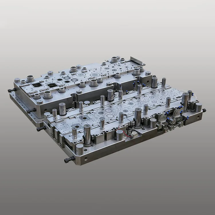 แม่พิมพ์โปรเกรสซีฟสองแถวสำหรับคอมเพรสเซอร์ตู้เย็น